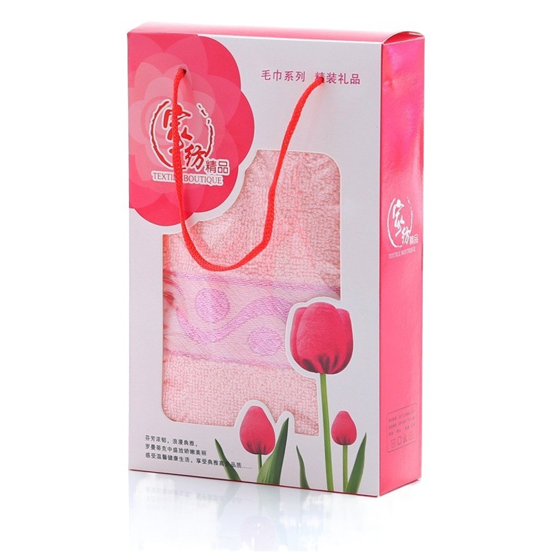 Factory wholesale cotton gift box towel increase daily necessities gift with hand gift stall explosions face towel postage