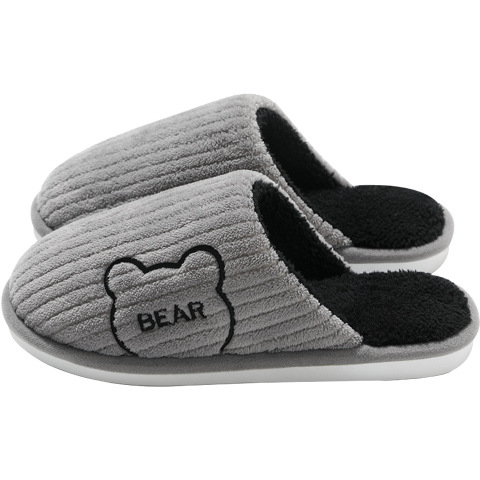 Picture of Cartoon Cotton Slippers for Men in Autumn and Winter Indoor Home Furry Slippers Thick-Soled Warm Home Non-Slip Cotton Shoes for Women Wholesale