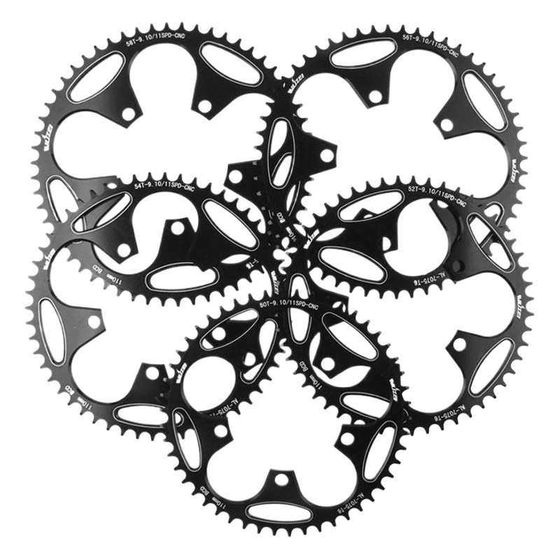 Wuzei 110Bcd Road Bike Disc 50T52T54T56T58T60T Bicycle Chainring Accessories
