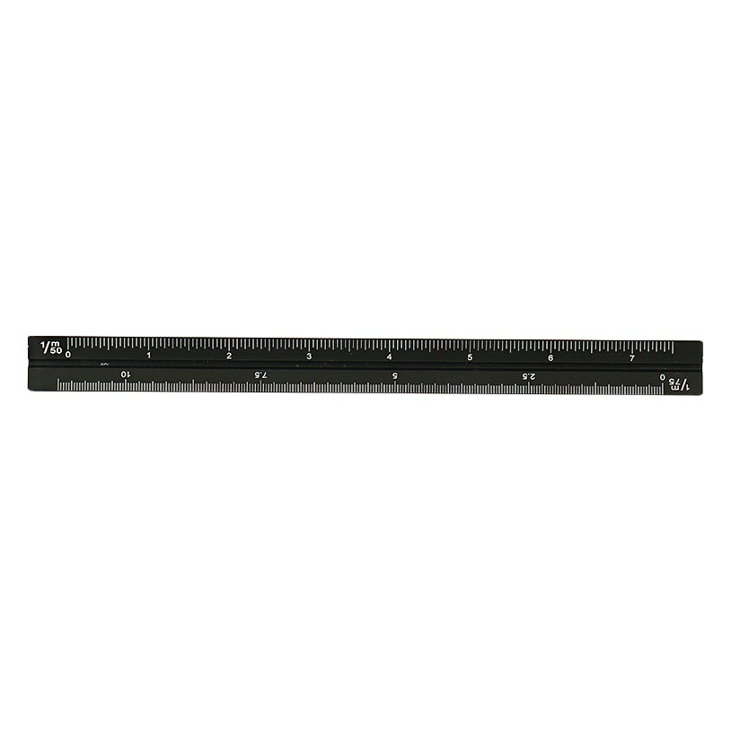 Straightness Verticality Size Proportion Triangular Ruler Creative Aluminum Ruler Drawing Special Color Size Scale Ruler