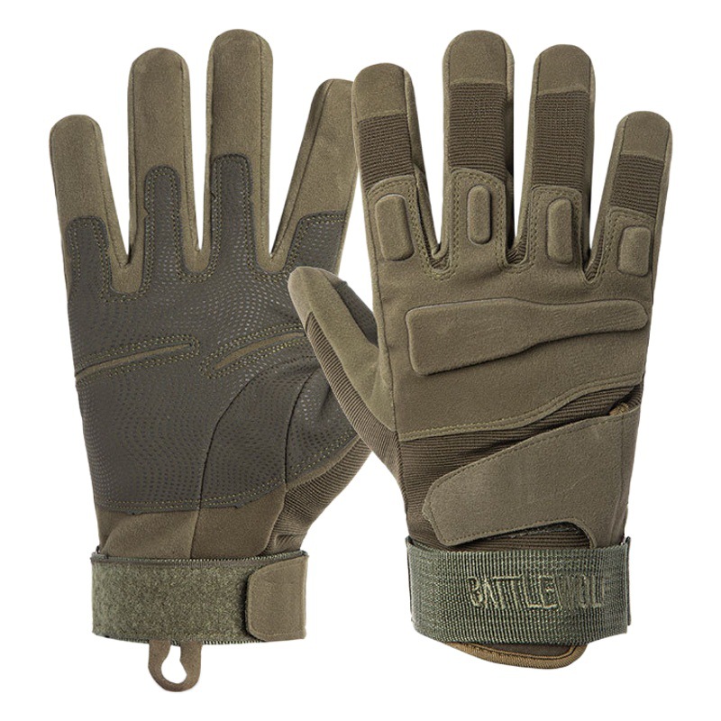 All-Finger Tactical Gloves Men's Military Fan Tactical Training Protective Gloves Outdoor Sports Hunting Mountaineering Cycling Gloves