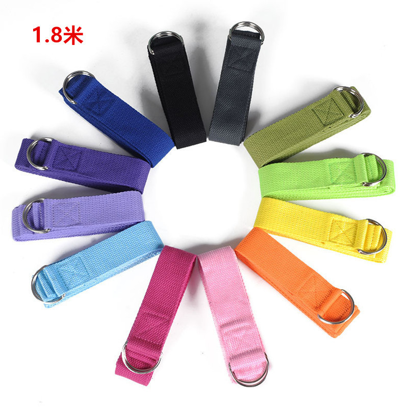 Picture of Cross-border Yoga Stretching Belt Yoga Stretching Rope 183 Lengthened Fitness Sports Stretching Special Yoga Accessories