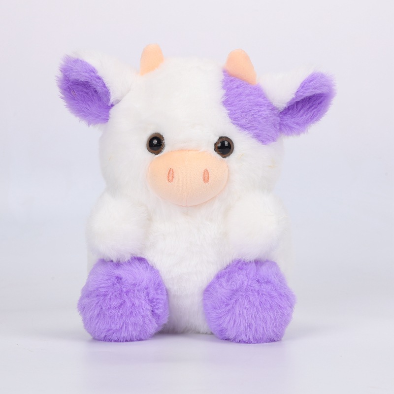 Picture of Strawberry Cow Cross Border New Toy Cow Strawberry Doll Cow Plush Toy Pink