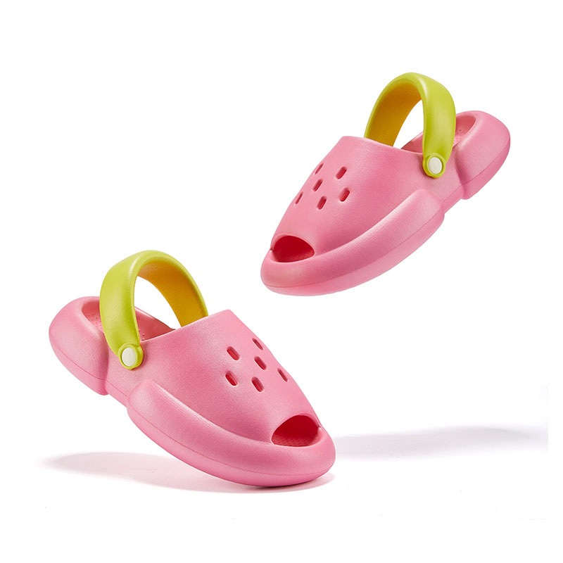 Picture of Ant Love Spring and Summer New Simple Solid Color Fish Mouth Hole Shoes for Couple Men and Women Comfortable Outer Wear Sandals and Slippers