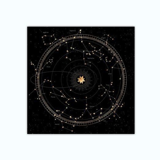 Picture of 60 × 60 small size tablecloth bedroom living room study decorative tapestry cross-border hot selling background wall hanging canvas