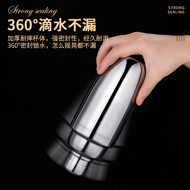 Picture of 304 stainless steel shaker Shaker Shaker Shaker Shaker water bar tools cocktail shaker bar utensils