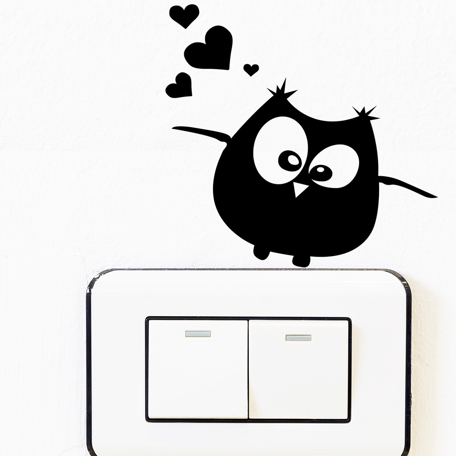 Picture of Cute Owl Switch Sticker Home Decorative Wall Sticker Living Room Bedroom Study Cross Border Removable MUK4764