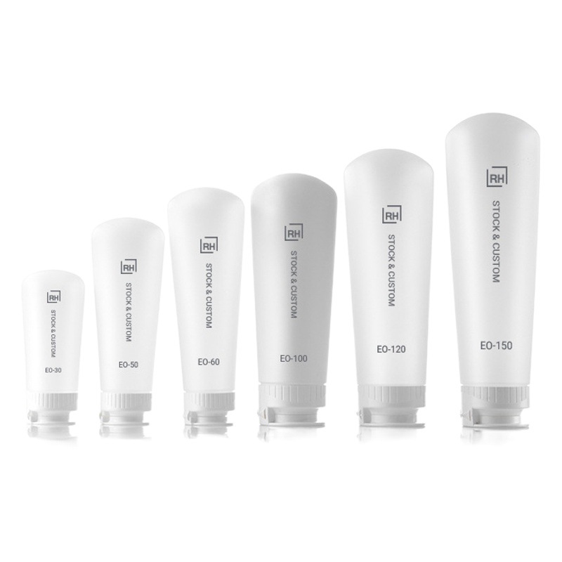 Ruihua Spot 50ml Facial Cleanser Sunscreen Bottle Body Lotion Hand Cream Bottle Pe Lid Cosmetics Packaging Material 100ml