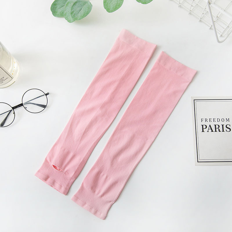 Picture of Ice Sleeves Sun Protection Sleeves for Men and Women, Ice Silk Sleeves with Customized Logo, Outdoor Cycling Anti-Uv Pure Color Ice Sleeves Arm Guards