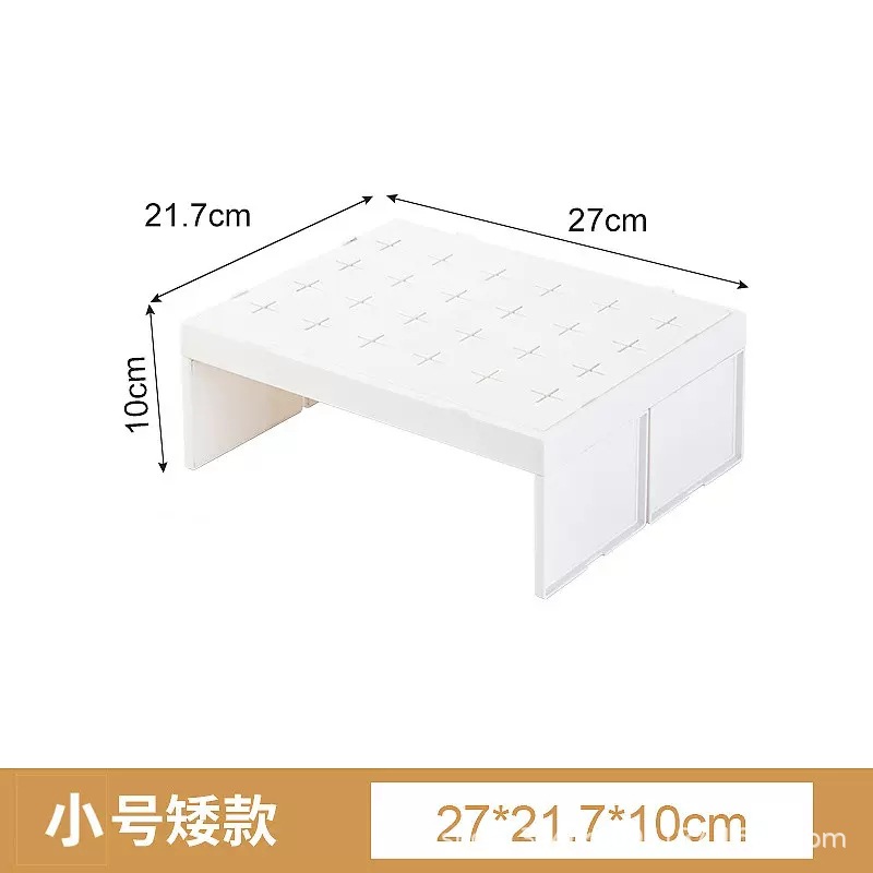 Picture of Kitchen Storage Rack Countertop Cabinet Partition Layered Cabinet Inner Seasoning Storage Household Desktop Small Shelf