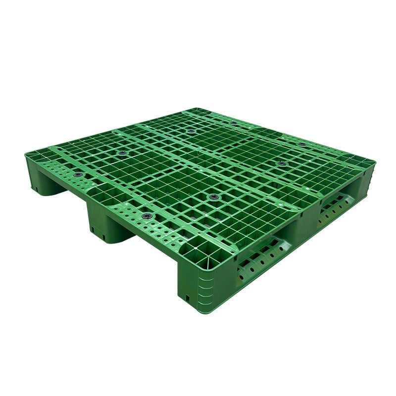 Picture of Large Size 1812 Grids Sichuan Forklift Plastic Pallet Heavy-Duty Stereo Library Shelf Bottom Bracket Military Green
