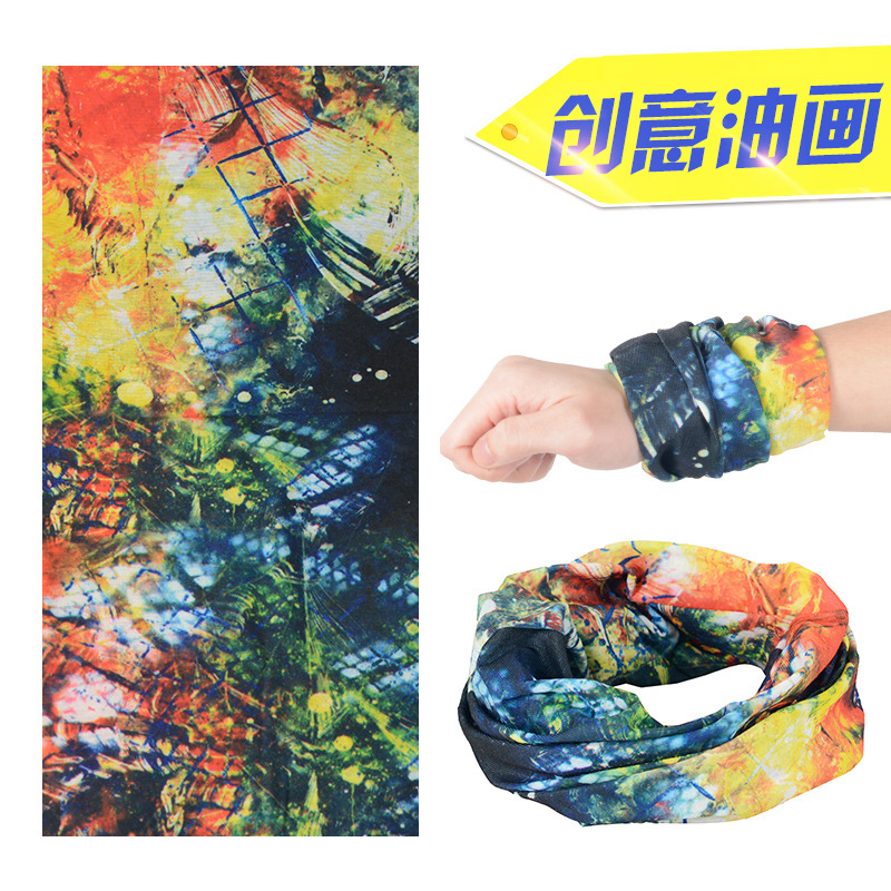 Picture of Magic Hood Face Scarf Men's Sports Outdoor Sunscreen Neck Protector Neck Sleeve Thin Women's Fishing Riding Varied Scarf