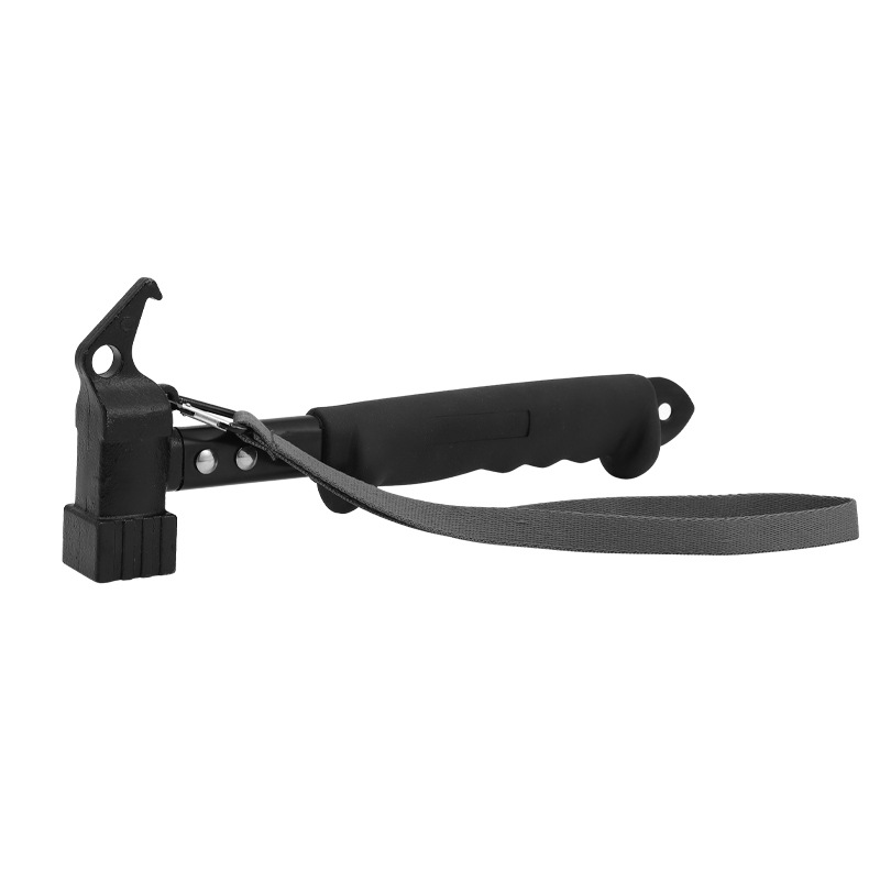 Picture of Outdoor Camp Nail Hammer Multifunctional Soft Rubber Handle Hammer Camping Tent Sky Curtain Windproof Camp Nail Hammer Nail Puller