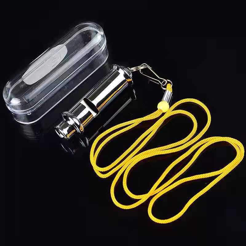 Picture of Metal whistle high frequency training life-saving whistle police team outdoor pet referee whistle non-nuclear professional whistle wholesale