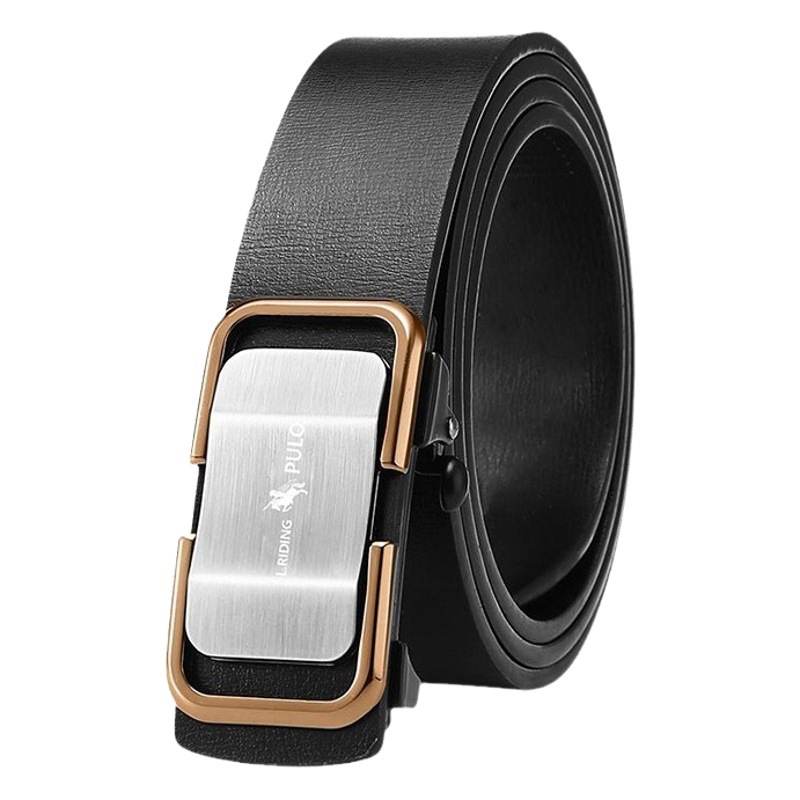 Classic practical Joker casual trend new belt gift men's leather automatic buckle fashion belt wholesale