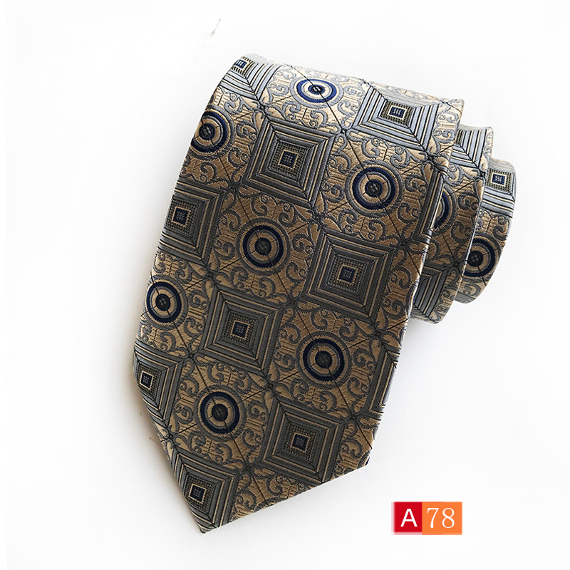 Picture of Source Factory Hot Jacquard Fabric Tie Men's Dress Business Suit Accessories Tie Wholesale