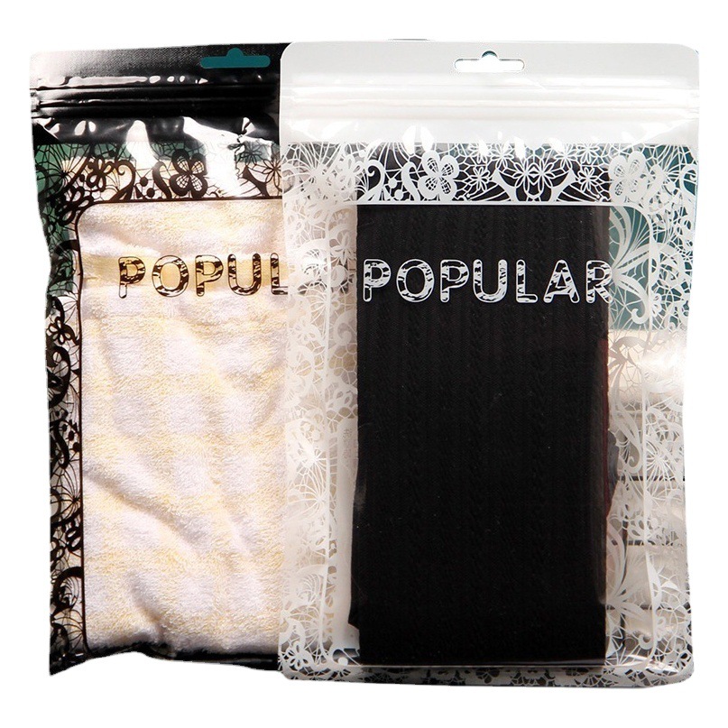 Japanese Lace Leggings Packaging Bag Underwear Cotton Socks Self-sealing Bag Leggings Stockings Transparent Bag Sentious Underwear