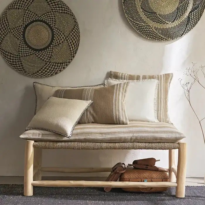 New Chinese Style Pastoral Homestay Study Bedroom Handicraft Woven Distinctive Pattern Straw Hanging Decoration