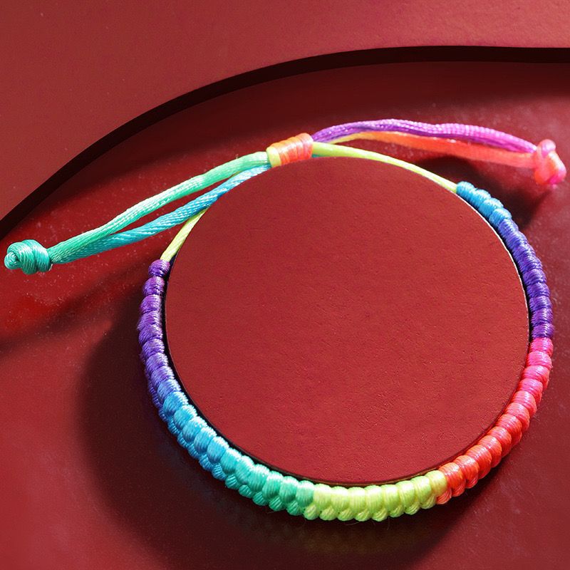 Picture of Dragon Boat Festival Red Rope Hand-woven Phoenix Tail Knot This Year of Life Simple Bracelet Ethnic Style Couple Bracelet Bracelet Wholesale