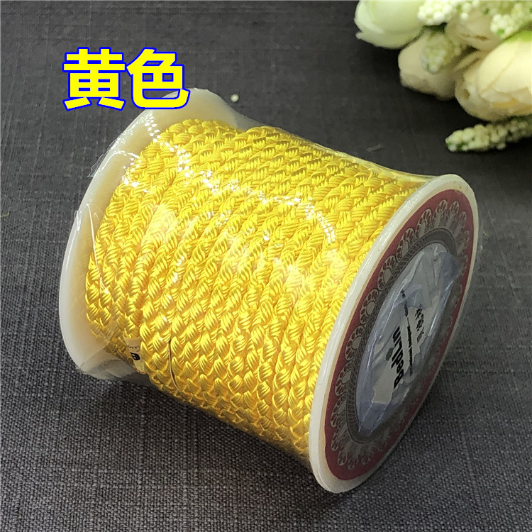 Picture of Taiwan line 3mm wear-resistant twist dragon pattern rope hand woven diy jade beeswax necklace rope hand rope wire
