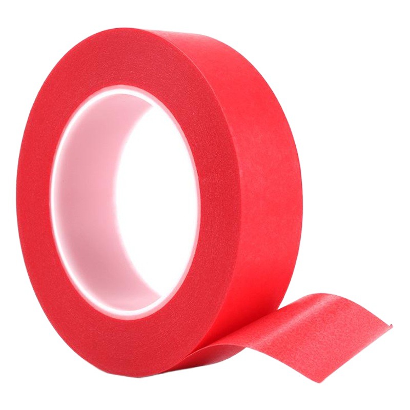 Pet Composite Red Masking Tape for Wine Bottles, Glass Glazing, Powder Coating, Yellow Pcb, High Temperature Resistant, Die-Cutting
