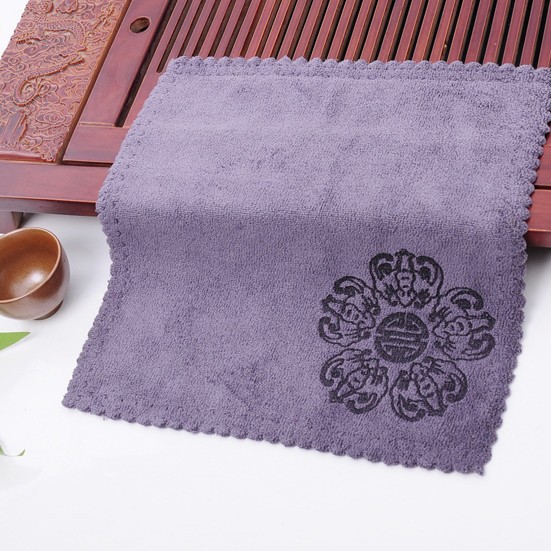 Picture of Tea Towel Thickened Absorbent Tea Towel Tea Table Rag Small Square Towel Kung Fu Tea Mat Pot Towel Independent Packaging Fixed Logo
