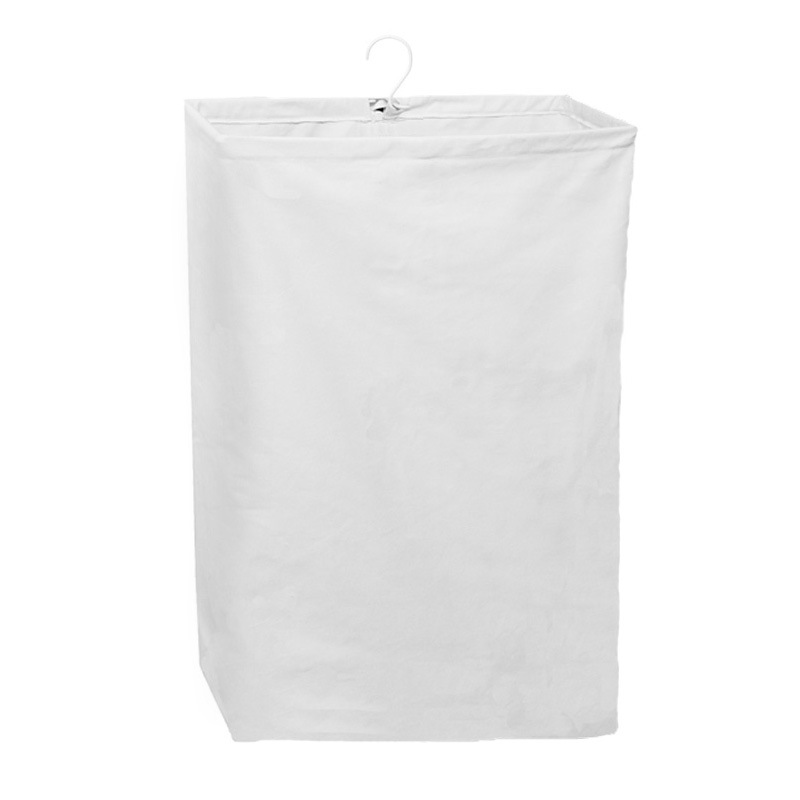 Picture of Cross-border Dirty Clothes Bag Hanging Pure Cotton Canvas Storage Basket Rotatable Laundry Basket Dirty Clothes Storage Bag Removable Washable