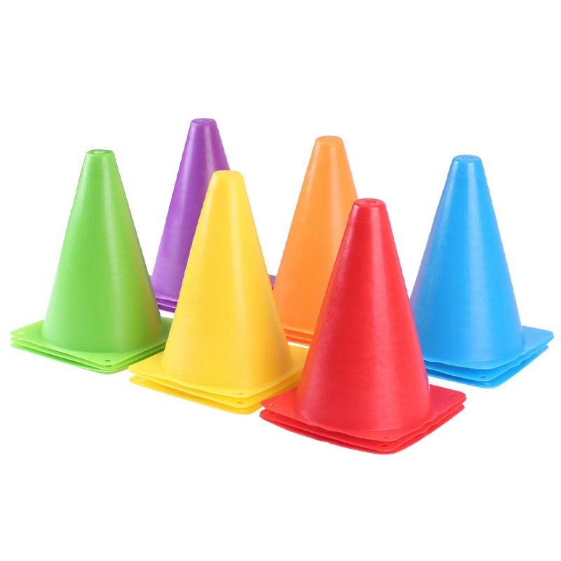 Picture of Sign Bucket Football Training Equipment Obstacle Sign Dish Children 18cm Ice Cream Tube Sign Cone Road Cone