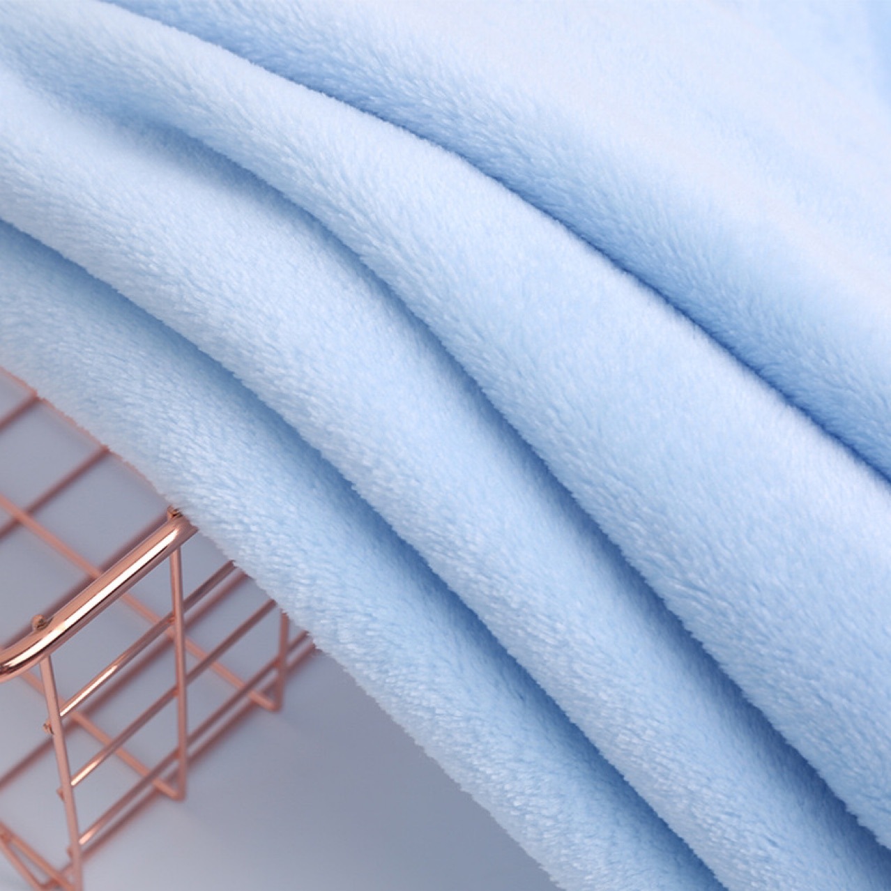 Picture of Factory in stock Autumn and Winter Double-sided Plain Flannel Flannel Fabric Pajamas Home Wear Knitted Flannel Fabric