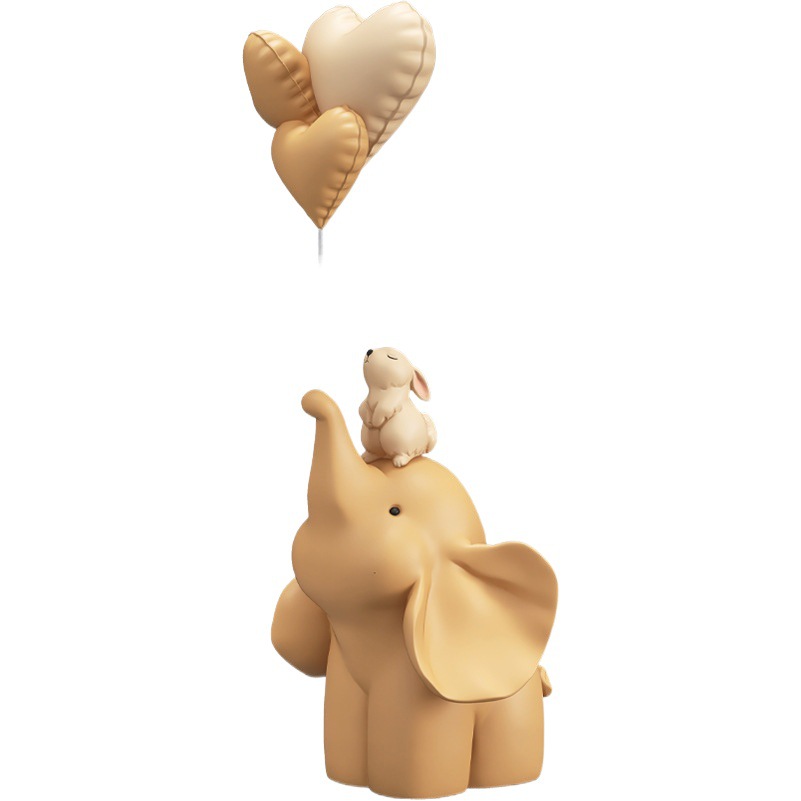 ins Baby Elephant Ornaments Healing Style Living Room TV Cabinet Wine Cabinet Desktop Entrance Home Decorations Female Birthday Gift
