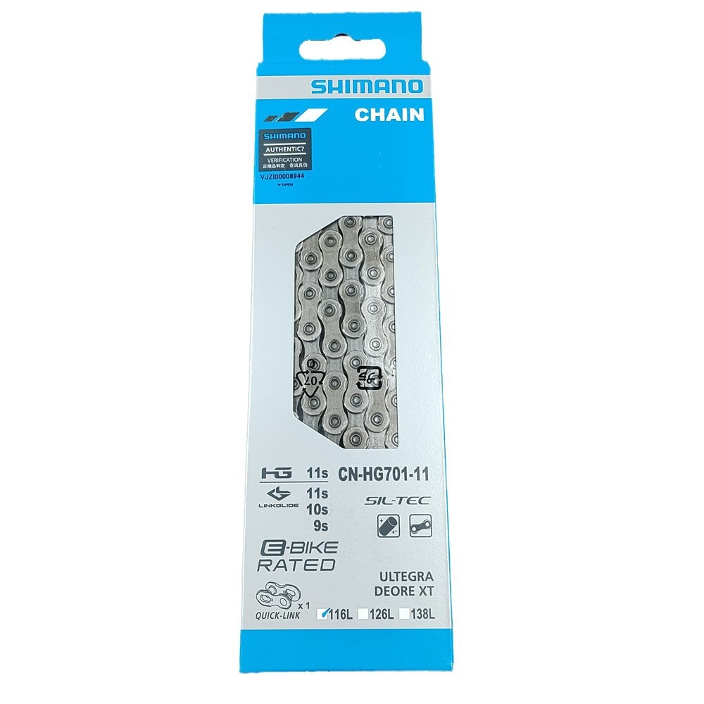 Picture of Shimano Shimano Chain Hg701 11-Speed Bulk/Boxed Chain for Mountain and Road Bikes