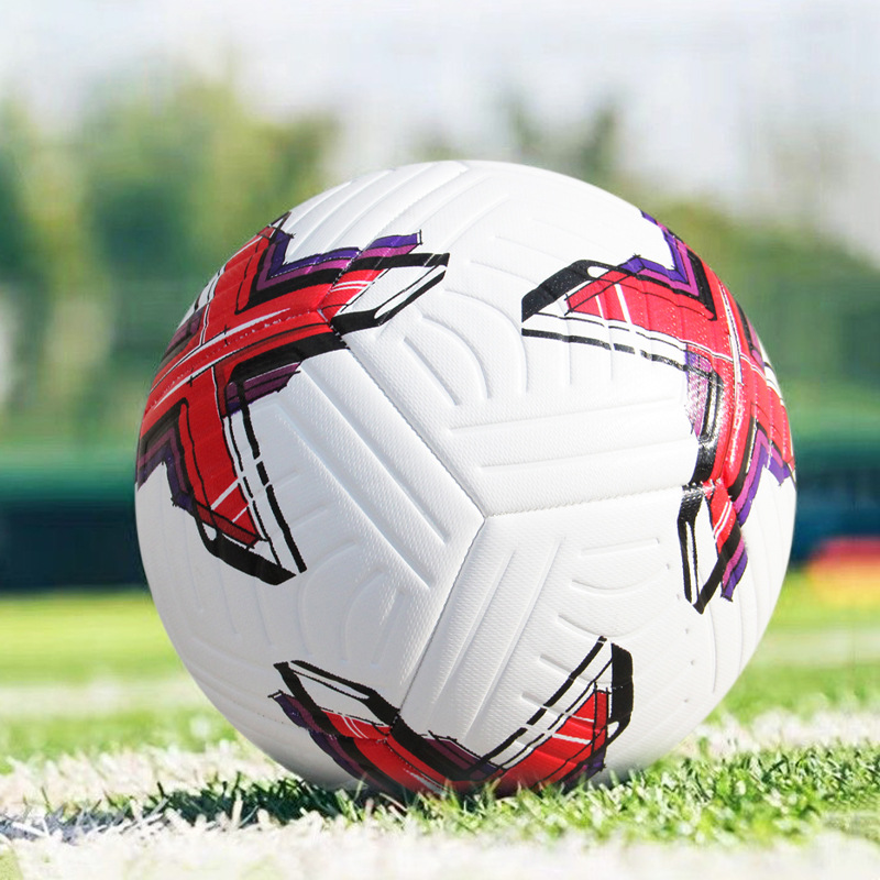 Three-ring machine sewing football football European Cup World Cup America Cup match training No. 5 PVC football wholesale