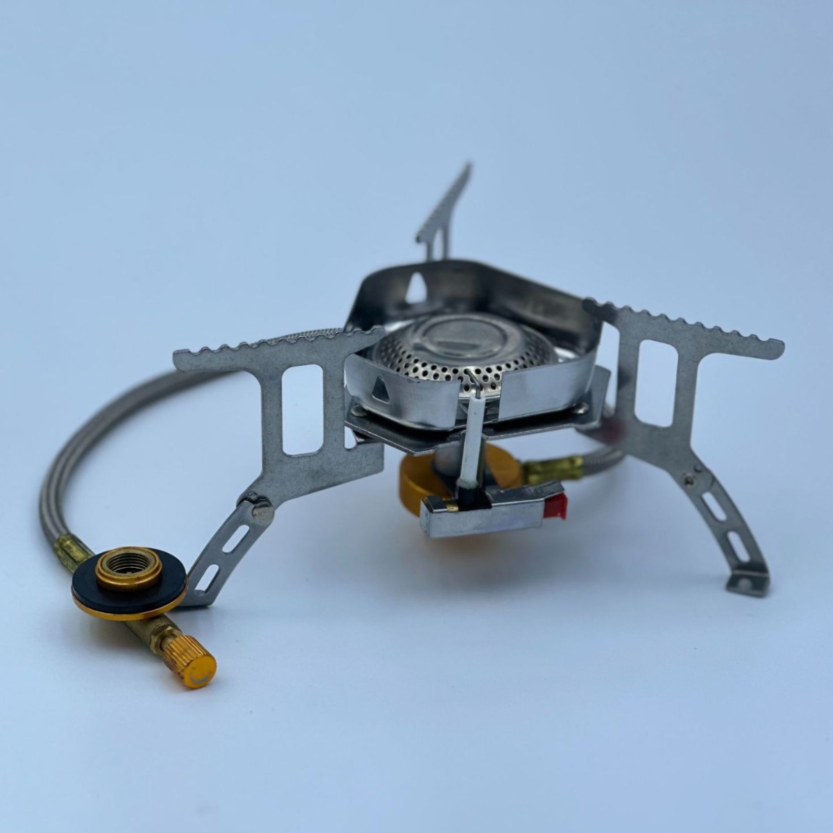 Split camping gas stove portable picnic flat gas stove electronic ignition stove outdoor windproof stove