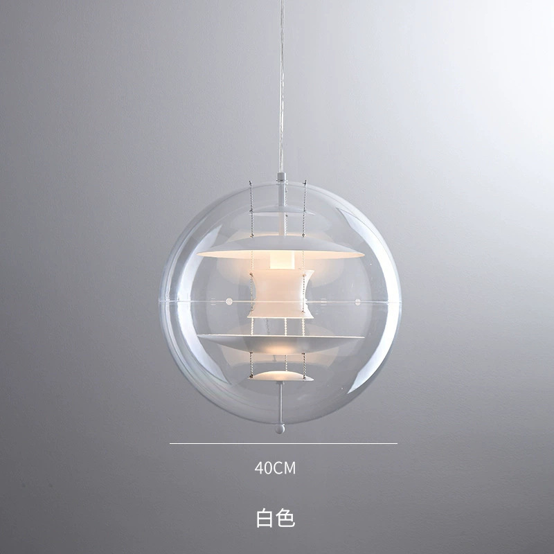 Picture of Nordic Creative Designer Glass Chandelier Advanced Sense Bedroom Restaurant Hotel Homestay Light Luxury Decorative Bar Table Lamp