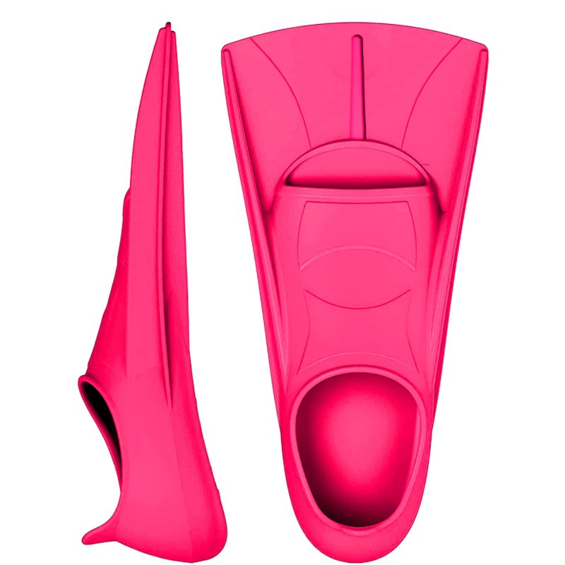 Professional swimming fin manufacturers short foot poof children diving frog shoes training diving equipment wholesale silicone frog shoes short