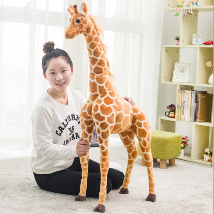 Picture of Giraffe Doll Plush Sika Deer Fawn Photography Props for Children Surprise Gift