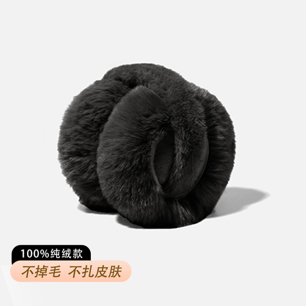 Picture of Plush earmuffs winter women's fashion winter warm Earmuffs Ear protection earmuffs foldable anti-freezing earmuffs for students 2