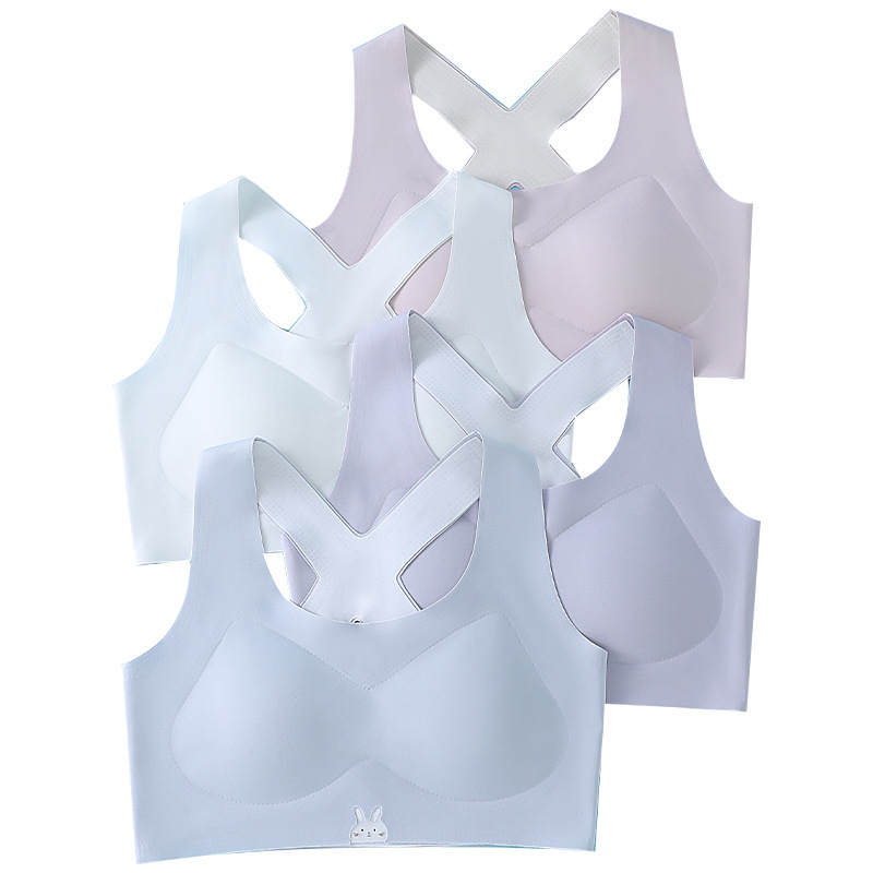 Picture of Tong Tong Shu 2 gift box 7A antibacterial girl elastic yarn X anti-bump comfortable breathable skin-friendly growth underwear