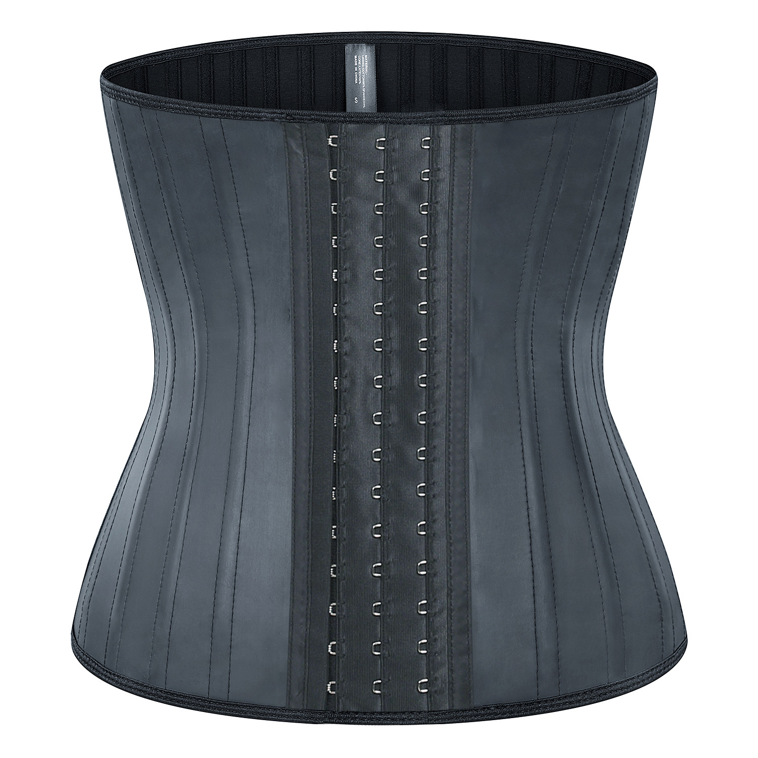 Picture of Waist Trainer Shapewear Waist and Abdominal Belt Latex Sweat Shaping Belt 25 Steel Bone Rubber Corset