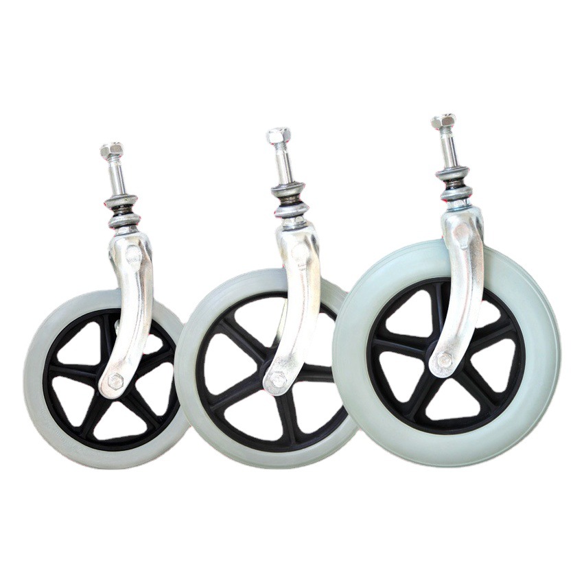 Wheelchair accessories front wheel assembly with bearing wheel wheel wheel 6 inch 7 inch 8 inch front wheel