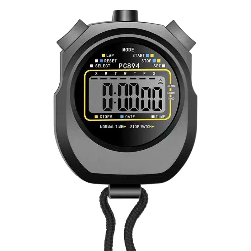 Electronic Stopwatch Timer Student Sports Fitness Training Special Track and Field Running Referee Stopwatch Pc894