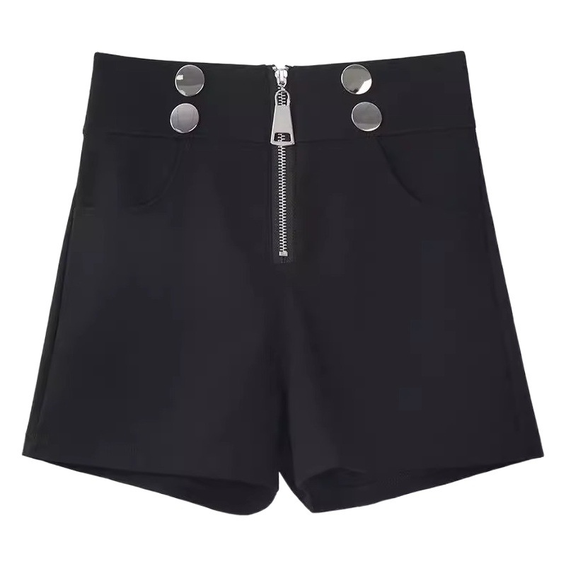 Shorts Women 2024 Spring New Korean Style High Waist Slimming Design Sense Slim-fit Shorts All-match Fashion Straight Leg Pants