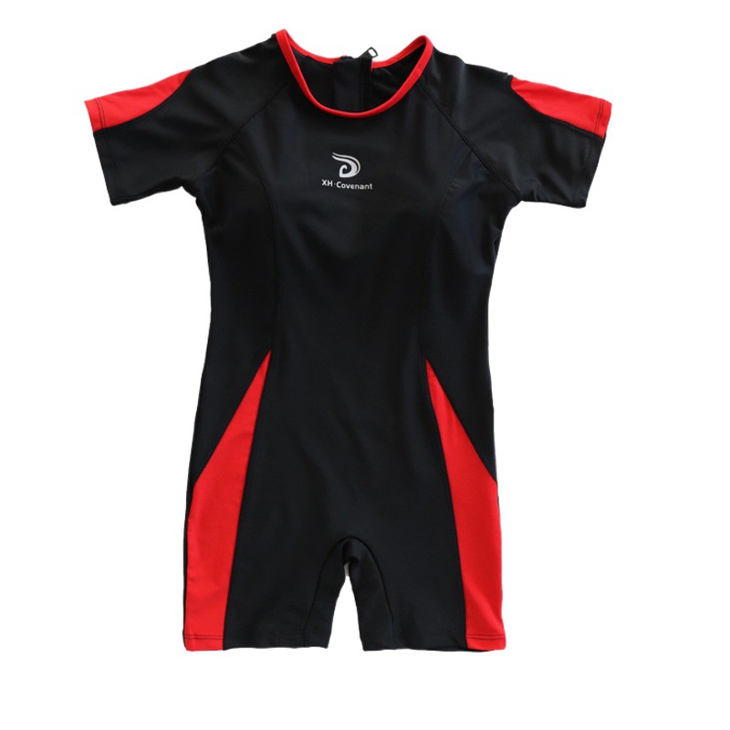 Children's professional swimsuit girls Middle and big Children baby one-piece boxer swimsuit teenagers Primary School students training swimsuit
