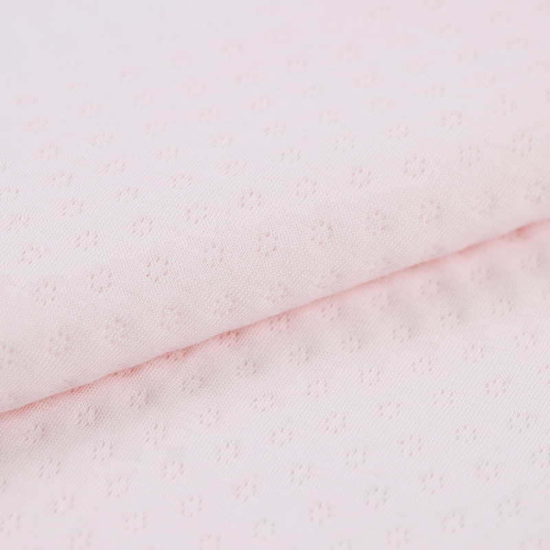 Picture of Vertical strip idea snowflake jacquard air layer two sides cotton silk fabric baby bag cotton jacket one-piece clothing fabric