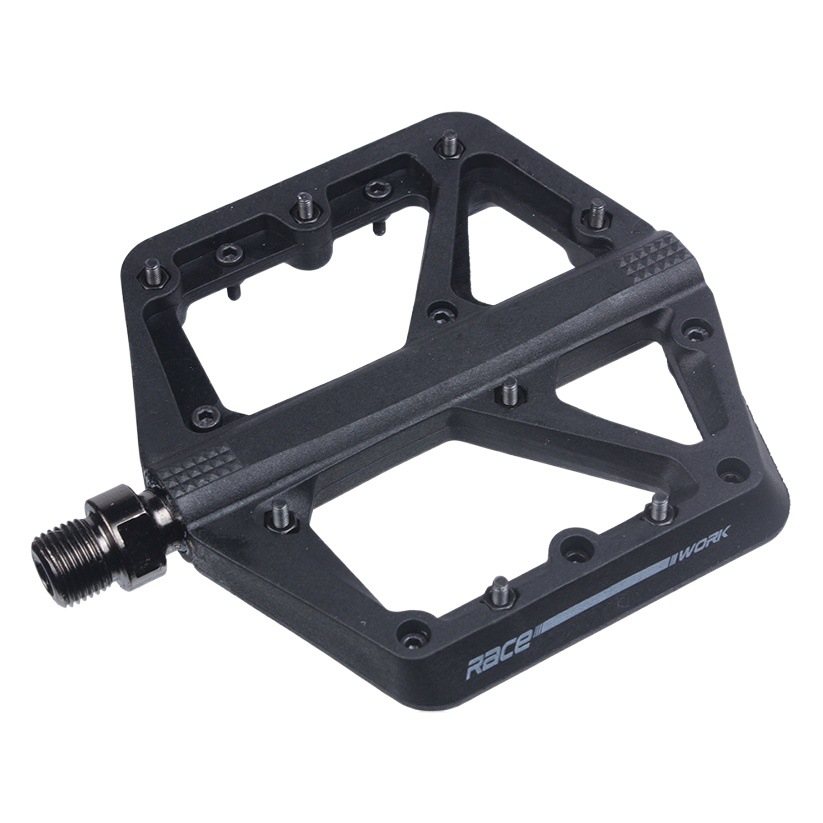 Racework Mountain Bike Pedals Nylon Fiber Du Bearing Pedals Cycling Pedals Lightweight Design