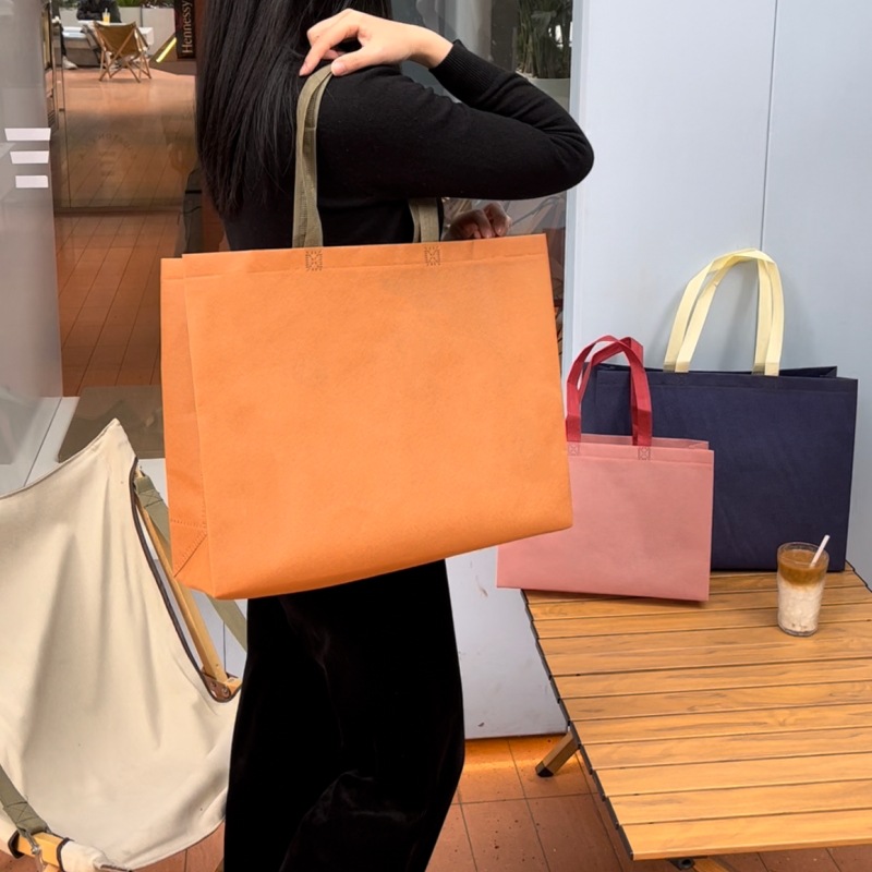 Shoulder Environmental Non-woven Clothing Store Handbag Commercial Women's Bag Packaging Wholesale Shopping Bag Printing