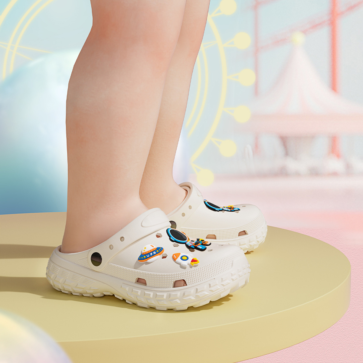 Picture of Children's Slippers Girls' Summer Cave Shoes Baby Home Non-slip Boys' Big Children Parent-child Sandals for Women
