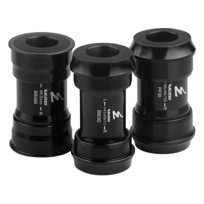 Wuzei Integrated Crankset Bottom Bracket Bb30/91 Threaded Press-Fit Universal Bb30 Bottom Bracket for Road and Mountain Bikes