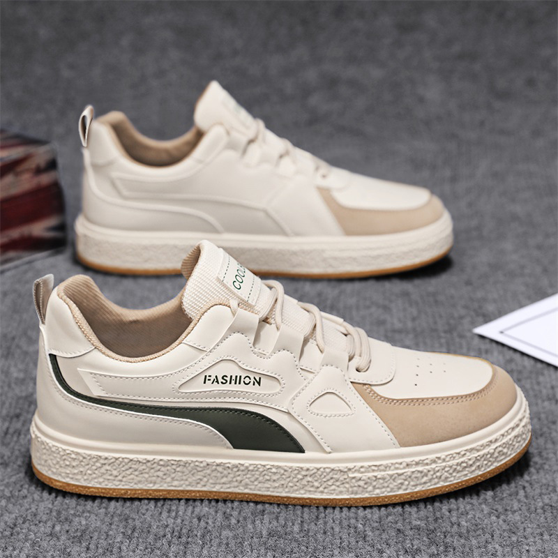 Spring Low-Top Sneakers, White Shoes, Casual Shoes, Trendy Men's Shoes, Youth Sports Shoes