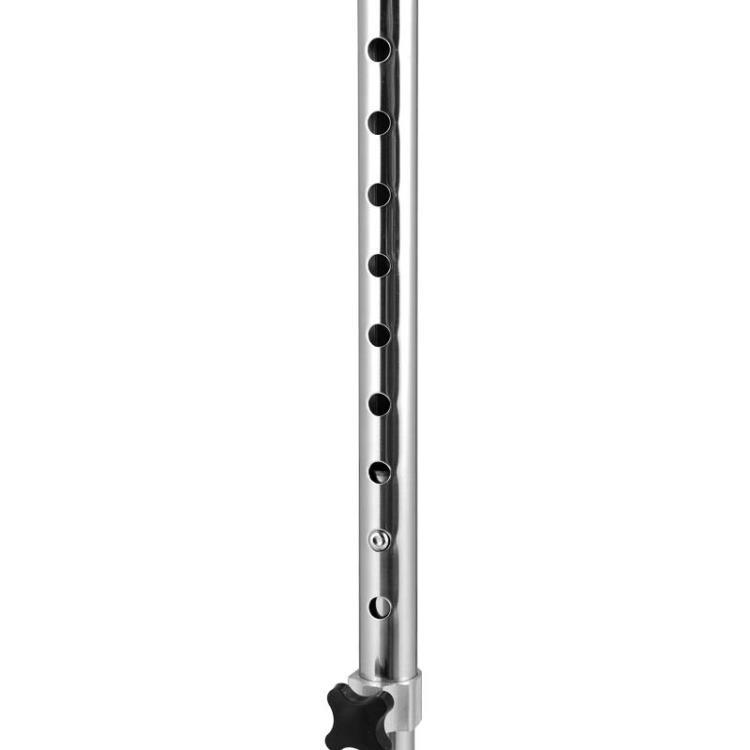 Picture of Wholesale all stainless steel four-corner walking stick four-leg walking stick for the elderly retractable adjustable walking aid for the elderly